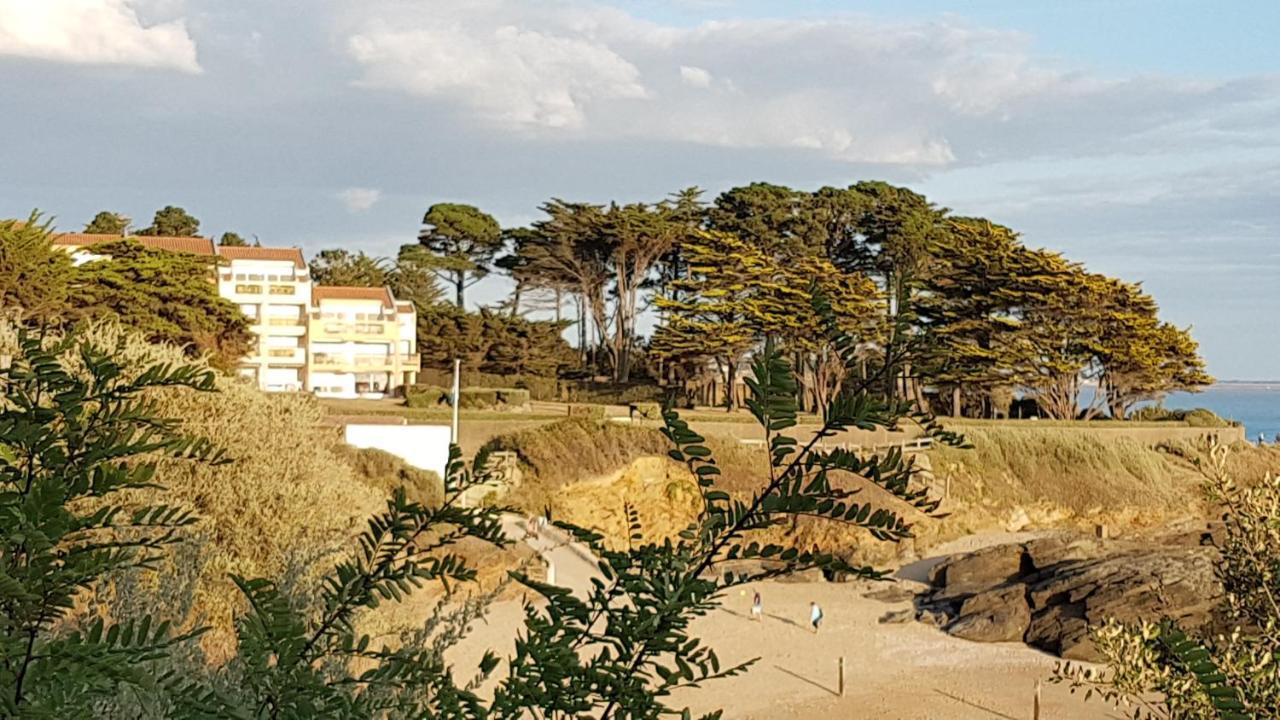 Appartement En Rdc Avec Terrasse Face A La Mer Pornic Bagian luar foto