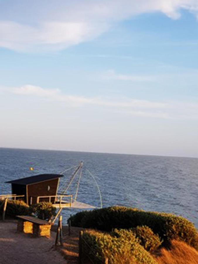 Appartement En Rdc Avec Terrasse Face A La Mer Pornic Bagian luar foto