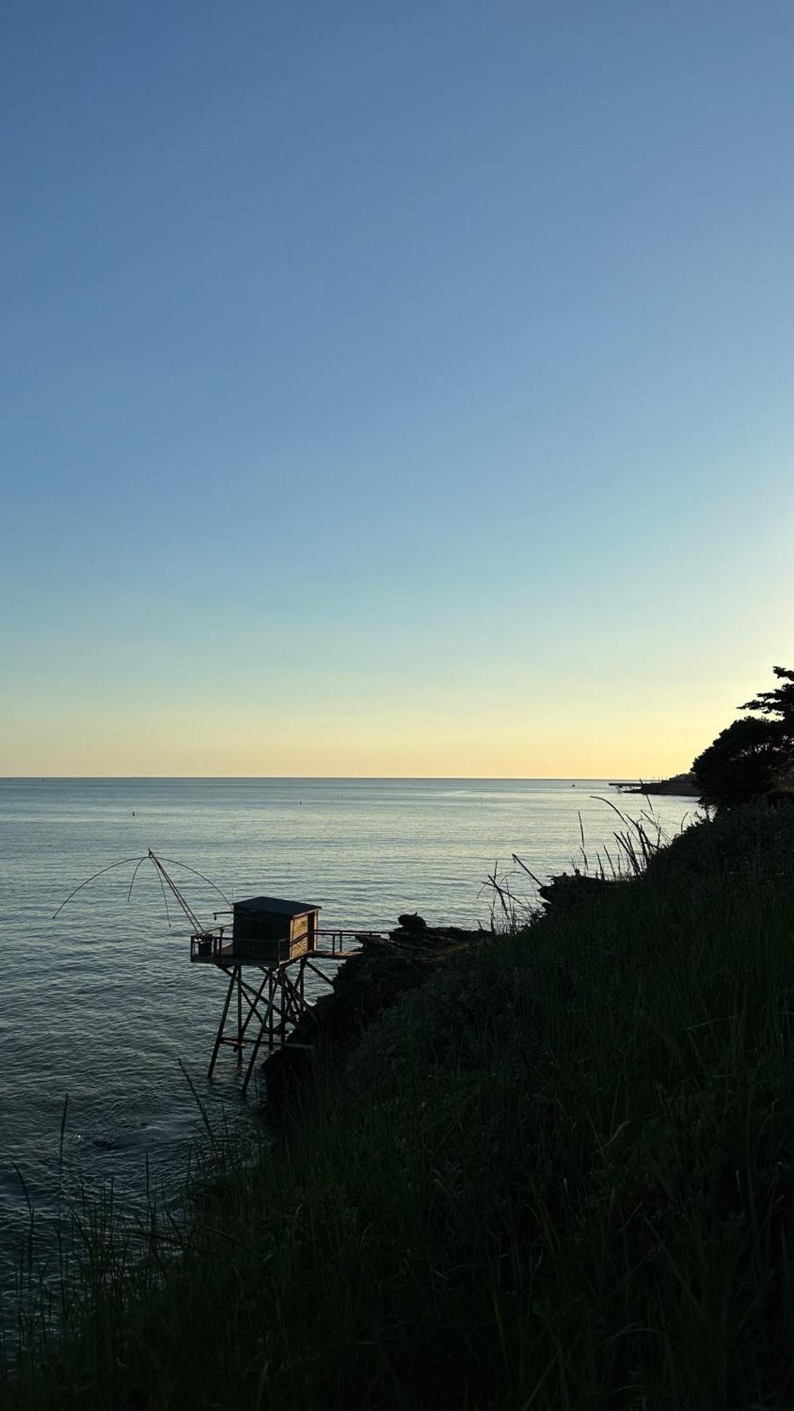 Appartement En Rdc Avec Terrasse Face A La Mer Pornic Bagian luar foto